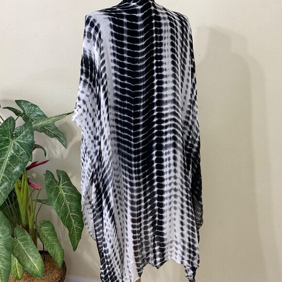 Michael Stars Women's Open Front Tie Dye Cardigan One Size Boho Beach Festival - Picture 3 of 9